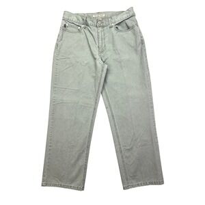 Polo Jeans Co. Relaxed Fit Jeans Green Denim Pants Casual‎ Sz 6 Fits 31" Y2K